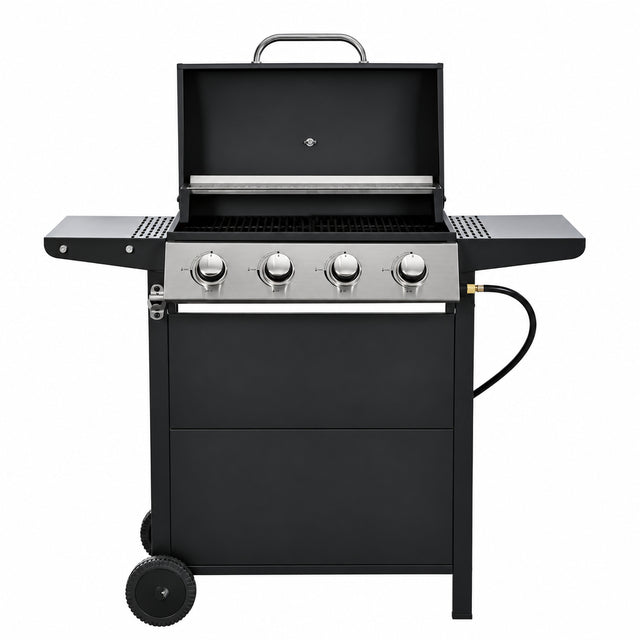 Tidoin 4-Burner Portable Propane Gas Grill – Stainless Steel
