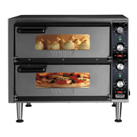 Pizza Oven with Independent Double-Deck & 14" Pizza Deck
